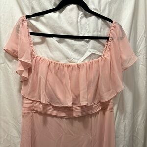 Women’s bridesmaid dress.